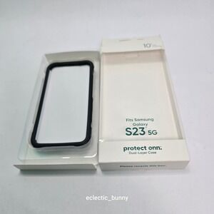 Protect Onn Dual Layer Case for Samsung Galaxy S23 5G Black